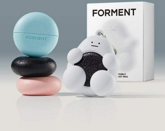 포맨트 솔리드퍼퓸+전용코튼허그몬 키링 택1, 페블 코튼메모리+키링, 1개, 30ml