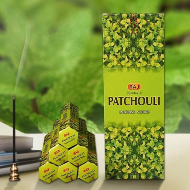써니요가 인도 프리미엄 RAJ 인센스스틱 20개입 X 3박스, 공기정화 기분전환 (유칼리투스 시트로넬라 파출리)
