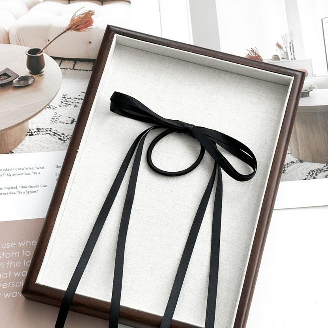 Fee 芭蕾風雙層緞帶蝴蝶結髮圈 6色絲帶飄帶髮飾 女生馬尾髮繩