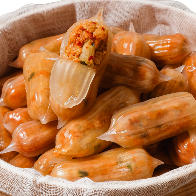 토박이마을 김치 쪼랭이 만두 대용량, 1.2kg, 1개