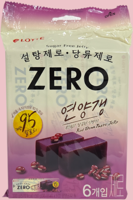 롯데제로 연양갱 50g x 6p, 300g, 1개