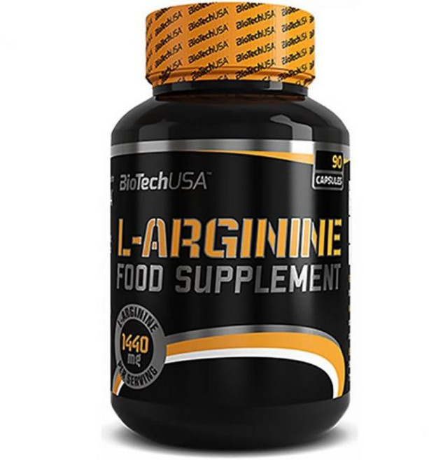 BioTechUSA 바이오테크USA L-아르기닌 캡슐 1회 제공량당 1000mg 운동선수 필수 산소질소 지원 90캡슐, 1개, 90정