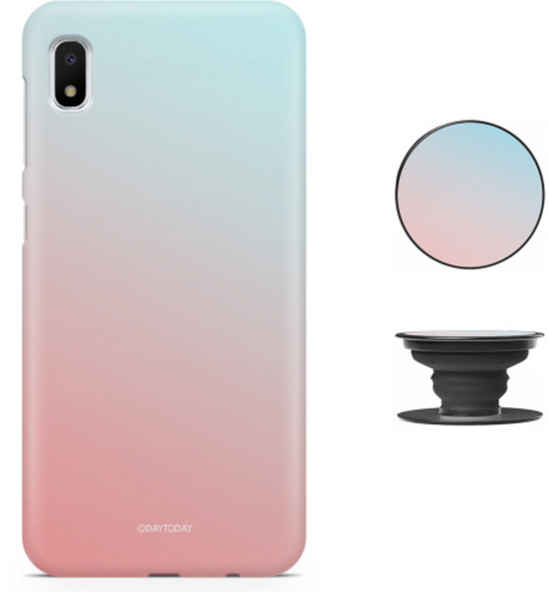 데이투데이 그라데이션 스카이핑크 스마트톡 하드 케이스