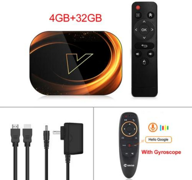VONTAR X3 4GB 128GB 8K 스마트 안드로이드 9.0 TV 박스 9 Amlogic S905X3 와이파이 1080P 4K 구글 플레이어 셋톱 박스 4G 64G, 37) Au 플러그 - 4G32G voice RC G1, 1개
