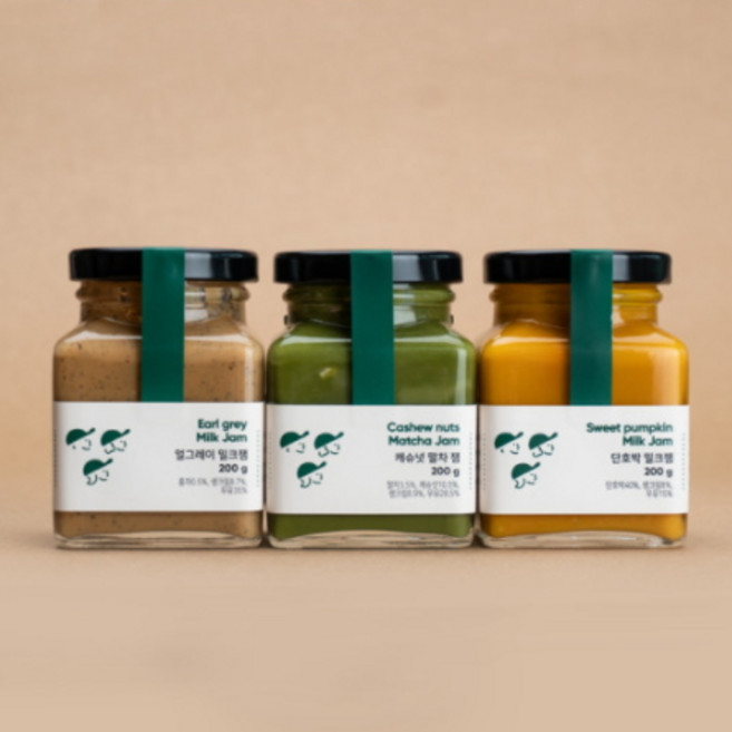 얼그레이밀크잼 200g 홍차잎 수제잼, 바닐라 단호박밀크잼, 1개