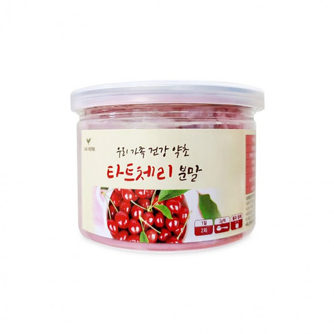 타트체리 분말 농축 주스 샤워체리 추출물 멜라토닌, 1개, 100g