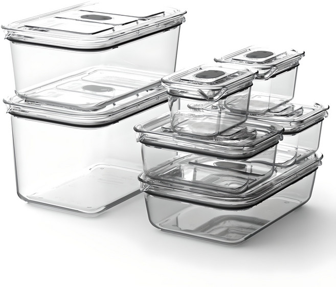 prepara 브루클린 트라이탄 밀폐용기 세트, 1세트, 밀폐용기 7p