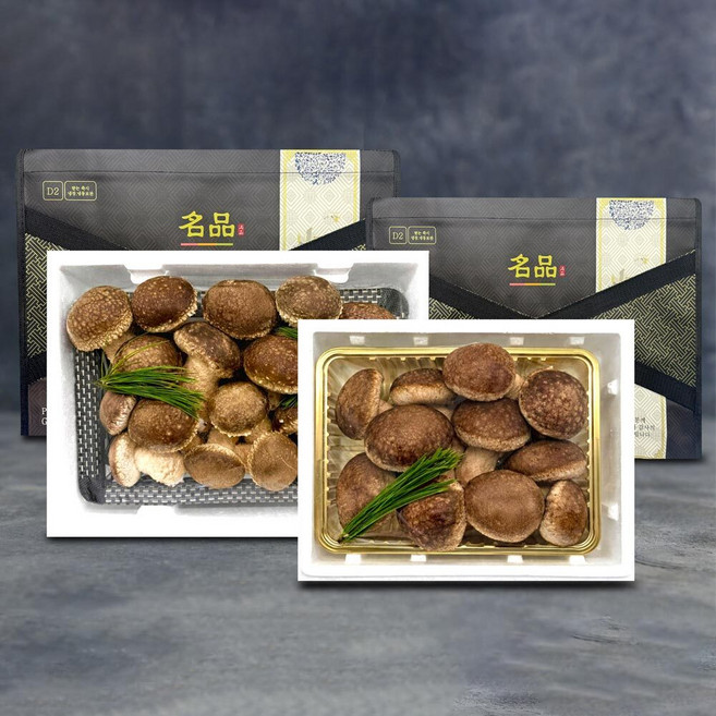[더조은푸드] 프리미엄 생 표고 버섯 송고버섯 선물세트 고급선물, 1박스, 선물세트 1kg