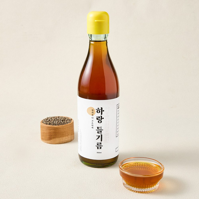 일등농수산 저온압착 진한 들기름, 6개, 350ml