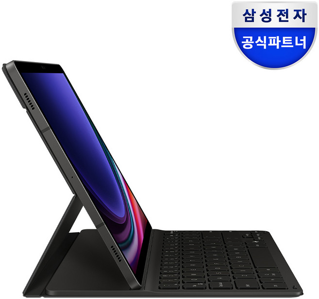삼성 갤럭시탭S9 AI 슬림 키보드 북커버 / EF-DX720, 블랙, 1개