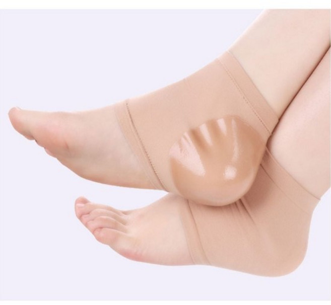 보습 발 뒷꿈치 보호 패드 젤리 쿠션 블랙