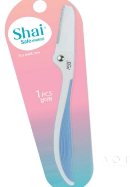 에이오티 온라인샵 눈썹칼 접이식 1개입 솜털제거기