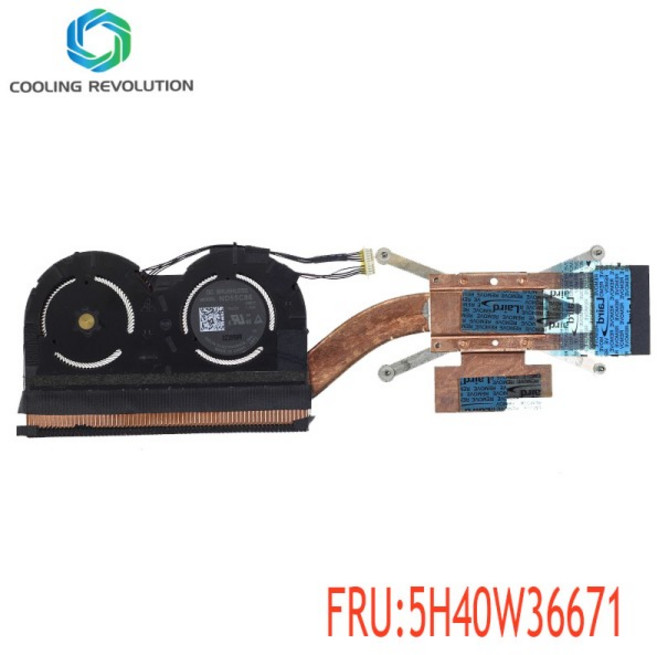노트북 CPU 방열판 팬 ND55C86 레노버 씽크패드 X1 카본 9th 요가 FRU PN: 5H40W36671