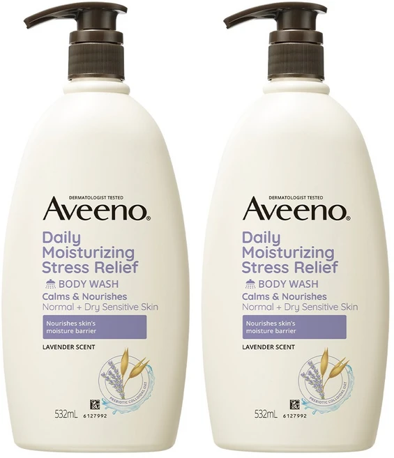 아비노 데일리 모이스춰라이징 스트레스 릴리프 바디워시 아로마향, 532ml, 2개 - 쿠팡