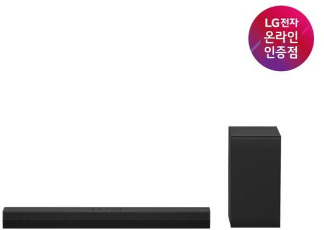 LG전자 LG 사운드바 S40T 2.1CH 블루투스, 블랙