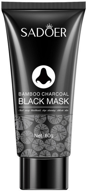 SADOER 竹炭吸黑頭鼻膜 溫和清潔去黑頭, 1個, 購買即默認免責聲明且 承擔責任]