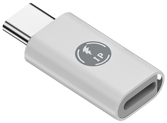 Lightning轉Type-C轉接頭 輕巧便攜 快速轉換 隨插即用 適用於手機平板電腦, 1個, Type-C公轉Lightning母