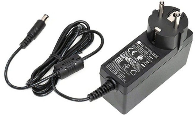 (LG전자) 아답터 100~240V / 19V 2.53A 48W (내경4.0mm/외경6.5mm) 전원 코드 일체형 (비닐포장/정품), 1개