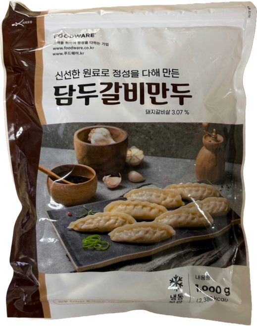 담두 갈비만두 1kg, 1개