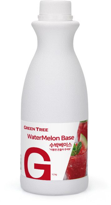 그린트리 수박 베이스 1.2kg, 1개