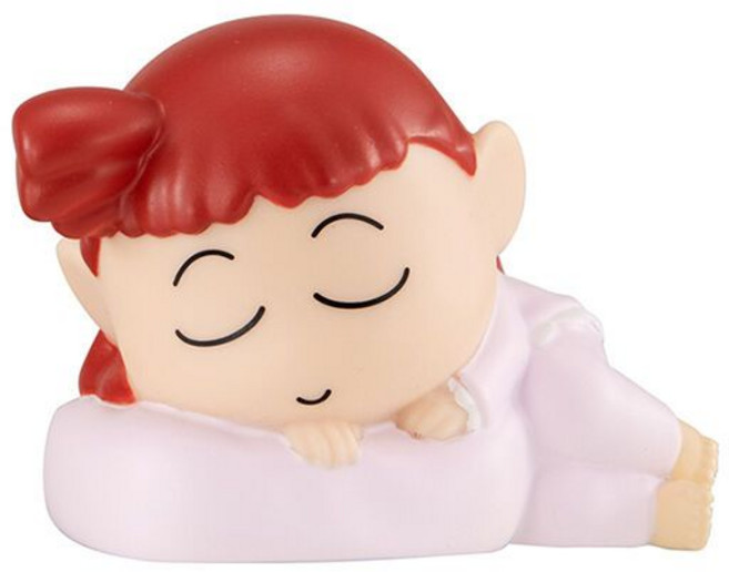 BANDAI 蠟筆小新 捏捏隊 紓壓公仔 轉蛋, 1個, 妮妮（ネネちゃん）
