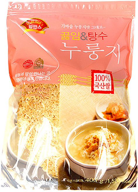 끓임&탕수누룽지 400gx4봉 / 웰빙간식 / 아침식사대용, 1.6kg, 1개