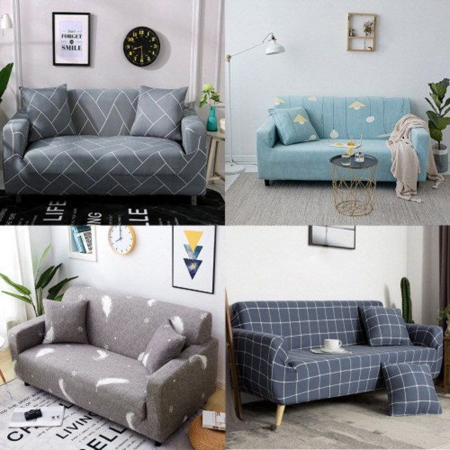 우아한클릭 북유럽 만능 고탄력 쇼파커버 카우치 좌식 소파커버, 07-곰돌이