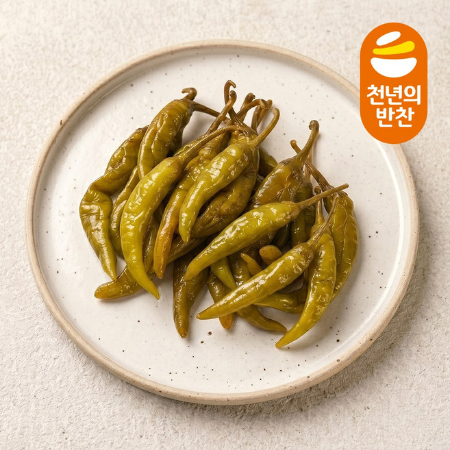 염장 고추지 1kg 짜지않고 아삭한 고추지 매콤 개운 고추절임 고추무침 동치미 고추장아찌 국내제조 haccp 천년의반찬, 1개