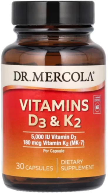 닥터머콜라 비타민 D3 & K2 30캡슐, 1팩, 30정 - 쿠팡