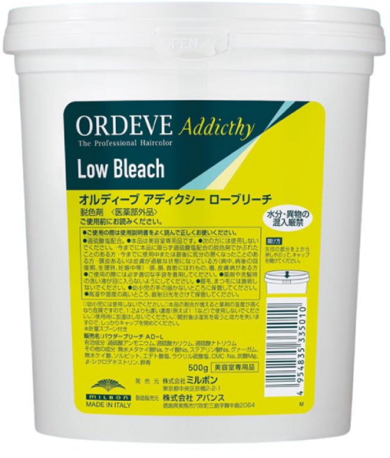밀본 어딕시 로우 블리치500g, 1개, 500ml