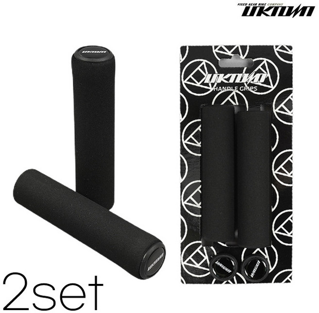 UNKNOWN 스폰지 그립 2p, 검정, 2개