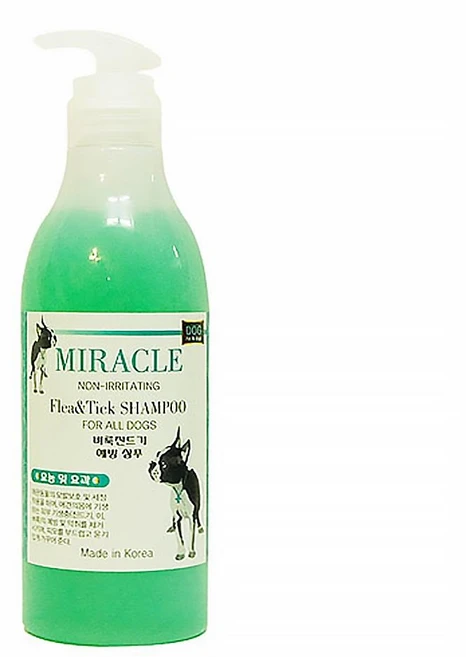 미라클 벼룩 진드기 예방샴푸, 1개, 520ml - 쿠팡