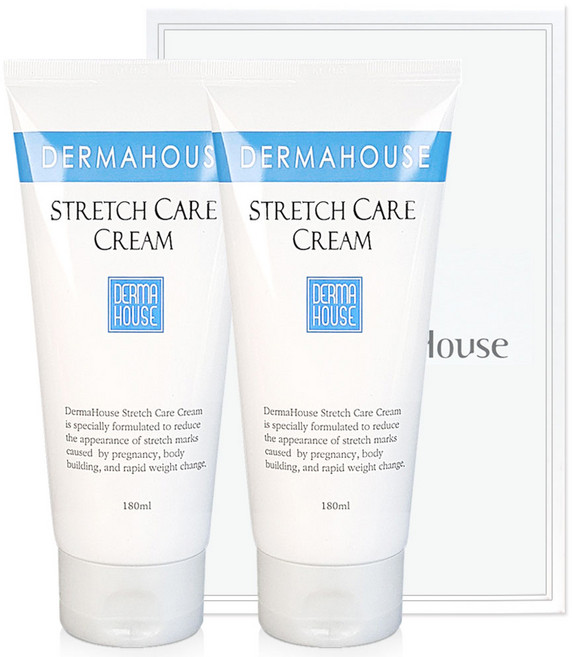 더마하우스 스트레치 케어 크림 2개+포장-산전 산후 임산부 청소년기 일반인, 2개, 180ml