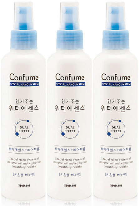 과일나라 컨퓸 향기주는 워터 헤어 에센스 은은한 비누향, 252ml, 18개