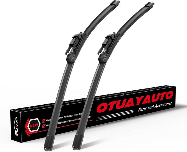 캐딜락 에스컬레이드 2007-2013용 OTUAYAUTO 윈드실드 와이퍼 블레이드 교체 GMC 유콘 시에라 2007-2013 쉐보레 실버라도 타호 교외 전천후 성능 핀치 탭