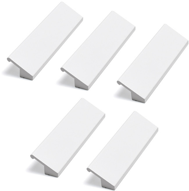 테라칸 2구 가구손잡이 화이트 P96 5개 싱크대 신발장 서랍장 장식장 장농 붙박이장