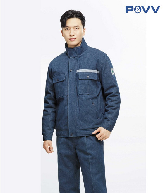 파브작업복 추동복 잠바 WM - J812 바지 WM - P812 보온재(패딩) 처리 바지 겨울용 패딩(솜바지).