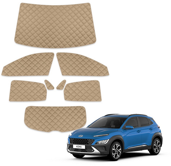 루젠 코나 (OS) 차박커튼 캠핑 암막 햇빛가리개, 1세트, 올리브브라운