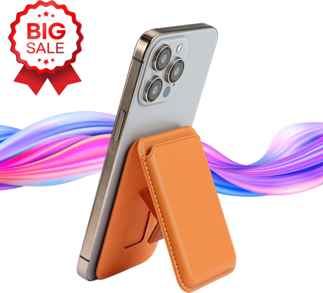 폴딘 맥세이프 카드지갑 거치대 3장 케이스 가죽 - 맥세이프 카드케이스