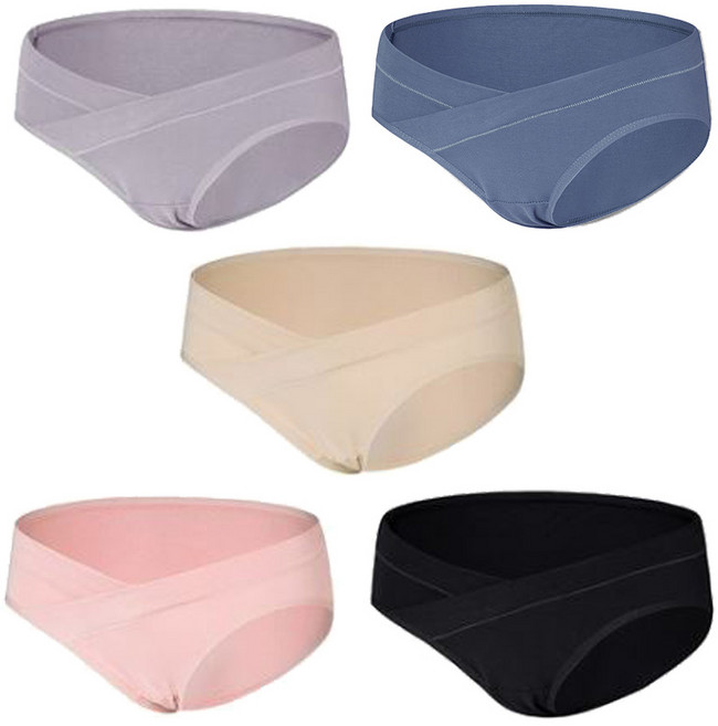 아이맘 v라인 로우 심리스 임산부 순면팬티 3p