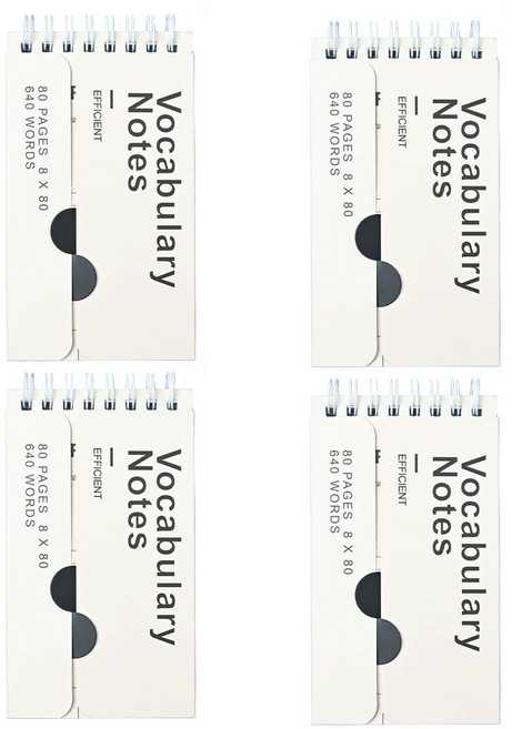 오피스프렌즈 단어 암기장 80매 4종, 4개, 베이지