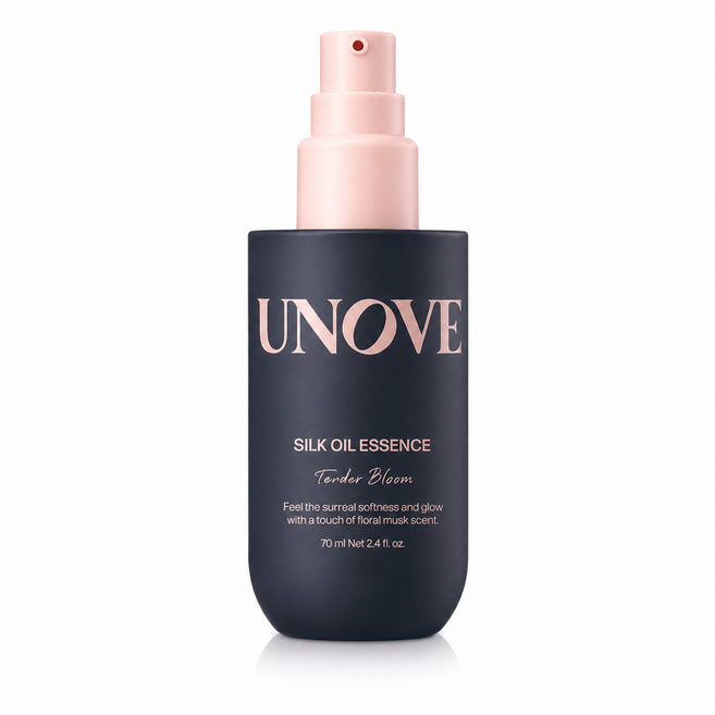 UNOVE 絲滑髮油精華 柔嫩花香, 1個, 70ml