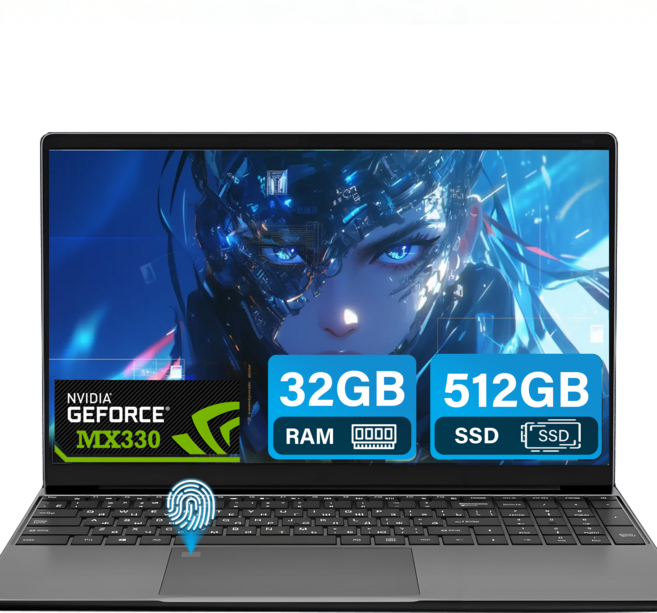 가성비 독립 그래픽 노트북 16.1인치 FHD IPS/AMD A6-7310U 32+512GB 7000mAh 대용량 배터리 / 백라이트 키보드/인강용 사무용 재택근무용 가벼운 데일리, 회색, i3-6006u, 512GB, 32GB, WIN10