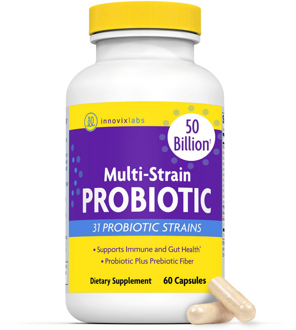 InnovixLabs Multi Strain Probiotic 유산균 60캡슐, 상품, 1개, 60정