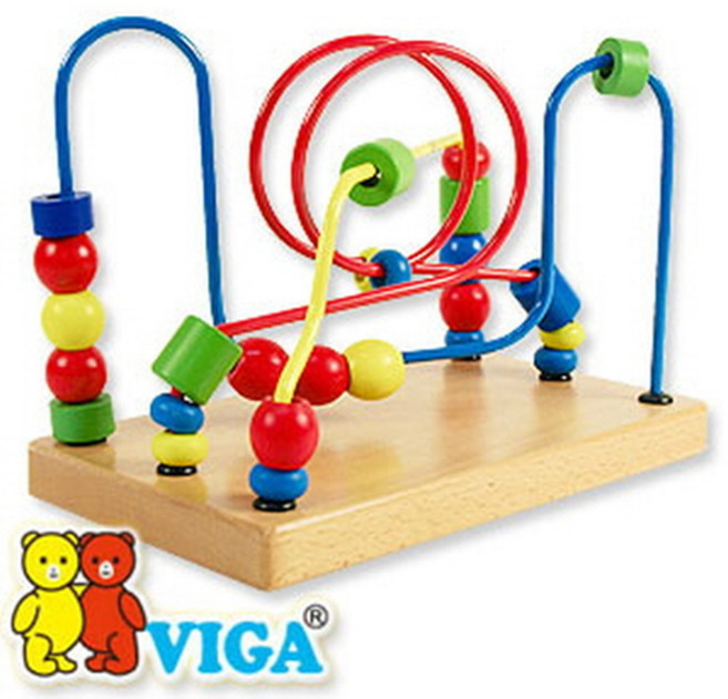 비가 베이비롤러코스터 아기장난감 원목 감각놀이 소근육발달, 1개