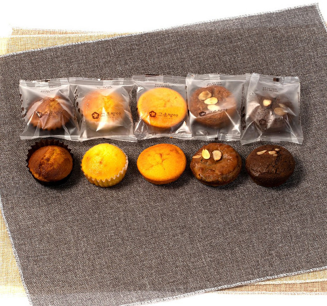 고운방아 오븐에 구운떡 찰떡 브라우니 마들렌 10개 구성 모둠구운찰떡, 1개