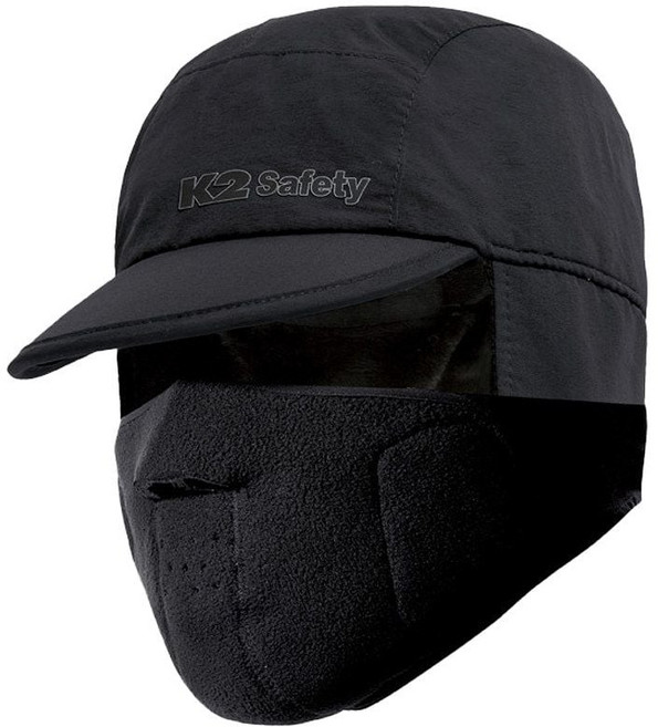 (국내 매장판 신상) 기타 K2세이프티 W22901 고소모 마스크탈부착 방한모자 공용 자외선 차단 통기성 햇모자, L(61cm)