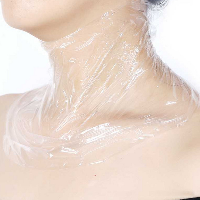 러빙랩 일회용 비닐 목 보습 시트 넥커버 100매