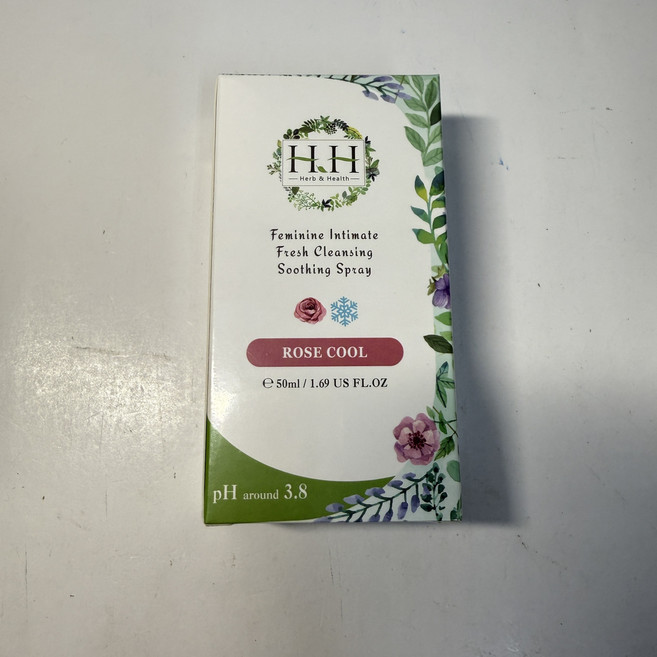 HH Herb & Health 私密潔淨舒緩噴霧 50ml 涼感舒適 pH3.8弱酸植萃配方, 1件