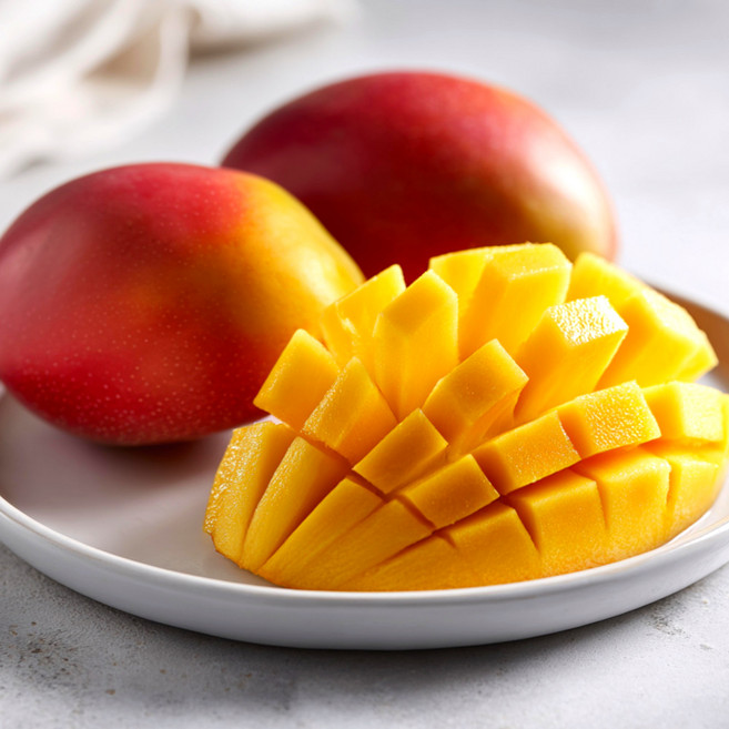 [오올블루] 항공으로 바로 온 애플망고 2KG (5-6과), 1개, 애플망고 2KG(5-6과)